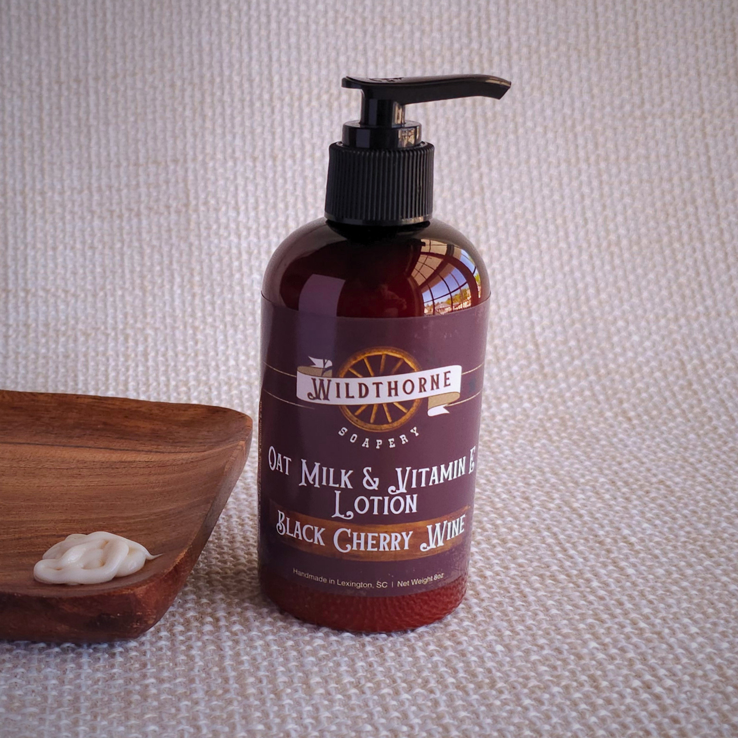 Oat Milk & Vitamin E Body Lotion - Black Cherry Wine