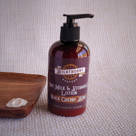 Oat Milk & Vitamin E Body Lotion - Black Cherry Wine