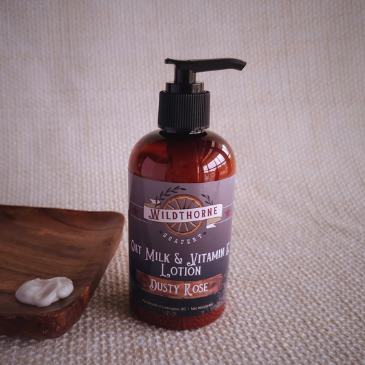 Oat Milk & Vitamin E Body Lotion - Dusty Rose