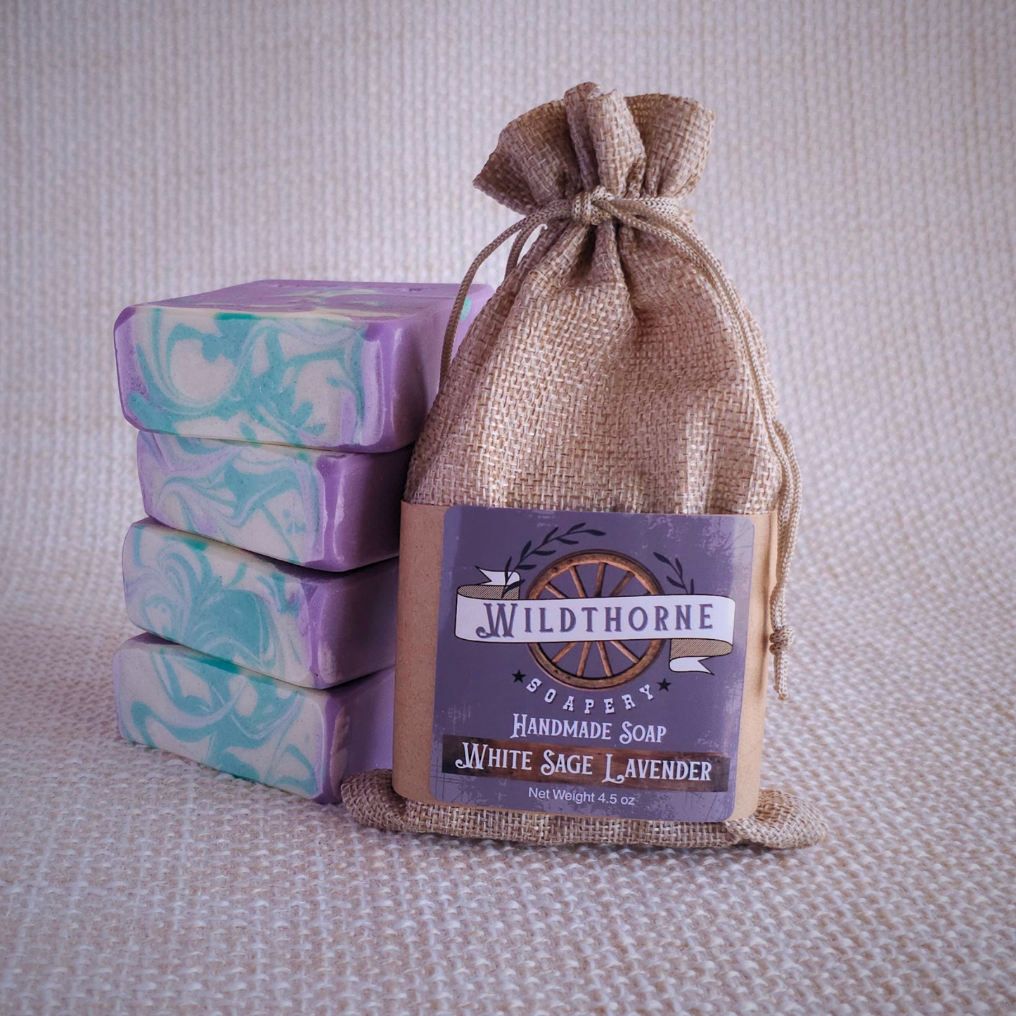 Handmade Soap - White Sage Lavender